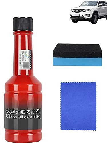 Auto-Windschutzscheiben-Ölfilmreiniger,Scheibenwaschflüssigkeit,Autopeeling-Wasserfleckentferner zum Polieren und Reparieren von Autoglas (150 ml) (1 Stück) von TTCPUYSA