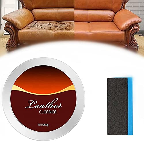 Leatherrite Leather Restorer,2022 Best Leather Rite Leather Restorer Cream,Multi-purpose Leather Cleaner for Furniture,for Couches Car Seat Furniture with Sponge(260g) (1Pcs) von TTCPUYSA