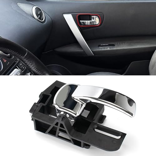 TTCR-II Kompatibel mit Türgriff Nissan Qashqai MK1 J10 JJ10 2007-2013, 80671-JD000 Beifahrertürgriff Innen Rechts Handgriff Innentürgriff für Qashqai J10 Griff, Qashqai J10 Innen Ersatzgriff - Rechts von TTCR-II