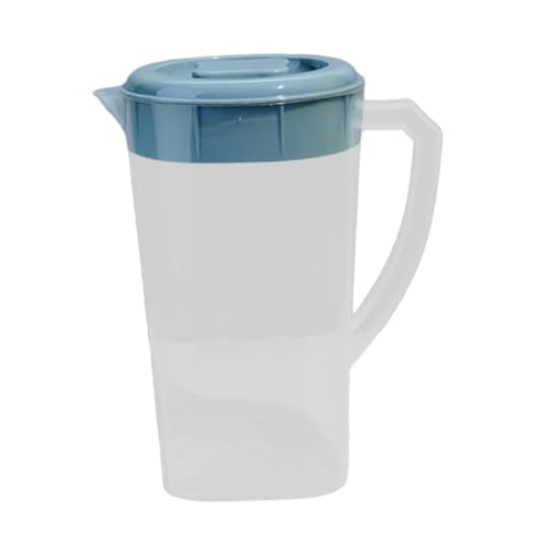 TTETTZ Wasserkrug Wasserkanne Saftkrug Limonadenkanne mit Praktischem Deckel Zum Schutz des Inhalts Und Handgriff für Die Aufbewahrung Im Kühlschrank Und zu, Grau TTETTZ Wasserkrug Wasserkanne Saftkrug Limonadenkanne mit Praktischem Deckel Zum Schutz des Inhalts Und Handgriff für Die Aufbewahrung Im Kühlschrank Und zu, Grau von TTETTZ