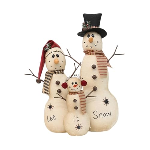 TTETTZ Weihnachten Plüsch Schneemann Puppe Nette Schneemann Figuren für Schlafzimmer Party Regal von TTETTZ
