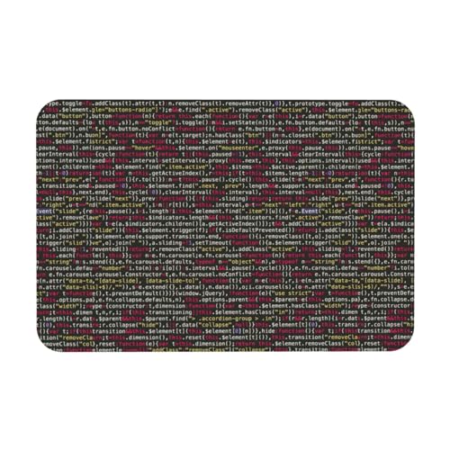 TTIGLHOH Programmierer Programmiercode Druck Badematte Kieselgur Badematte rutschfest leicht zu reinigen für Badezimmer Dusche Zubehör TTIGLHOH Programmierer Programmiercode Druck Badematte Kieselgur Badematte rutschfest leicht zu reinigen für Badezimmer Dusche Zubehör von TTIGLHOH