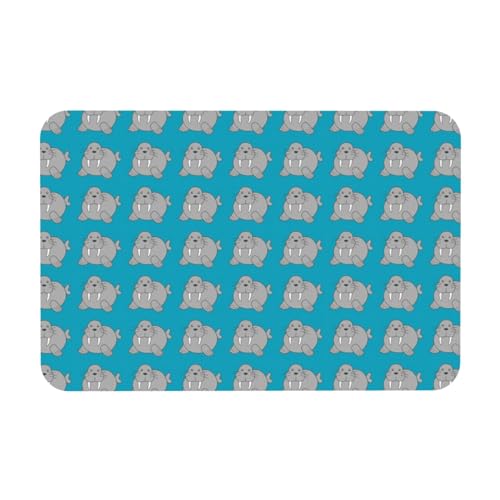 TTIGLHOH Walross Printing Badematte Kieselgur Badematte rutschfest leicht zu reinigen für Badezimmer Dusche Zubehör TTIGLHOH Walross Printing Badematte Kieselgur Badematte rutschfest leicht zu reinigen für Badezimmer Dusche Zubehör von TTIGLHOH
