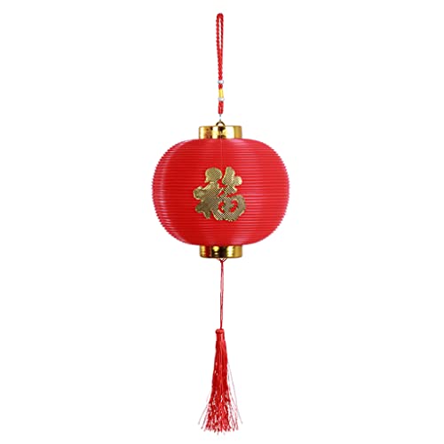 chinesische Laternen Mini Chinesische Rote Laternen 2022 Chinesische Neujahrslaternen Glückliche Rote Fu Laternen Ornamente Frühlingsfest Outdoor Laterne Laterne Dekoration von TTJZ