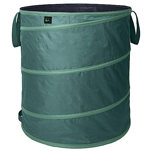 TTL Garden 270L Premium Pop Up Gartensack - 220gsm 600D Oxford extra großer 270 Liter Gartenabfallsack faltbar & stabil Laubsack Sack & Behälter Grünschnitt Garten Abfall selbstaufstellend von TTL Commerce
