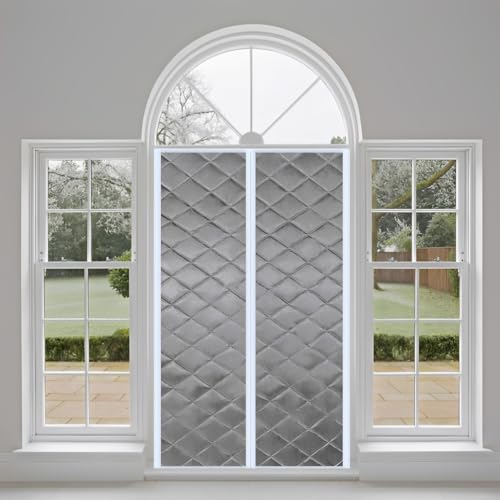 Magnet Thermo Türvorhang, 60x180cm Automatisches Schließen Isolierter für Hintertüren Haustüren Wohnzimmer Und Küche,Grau Magnet Thermo Türvorhang, 60x180cm Automatisches Schließen Isolierter für Hintertüren Haustüren Wohnzimmer Und Küche,Grau von TTMLED