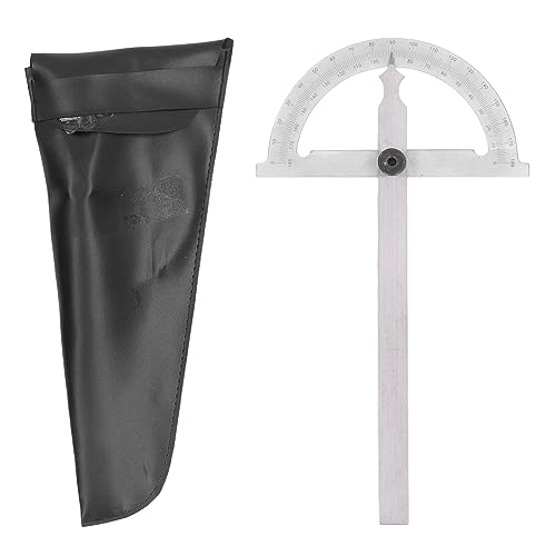 Winkelmesser 0 Bis 180 Grad Winkelsucher, Holzbearbeitungslineal aus Kohlenstoffstahl Messwerkzeug Stahl-Goniometer-Lineal mit Schwingarm-Messlineal-Werkzeug Winkelmesser 0 Bis 180 Grad Winkelsucher, Holzbearbeitungslineal aus Kohlenstoffstahl Messwerkzeug Stahl-Goniometer-Lineal mit Schwingarm-Messlineal-Werkzeug von TTOCAR