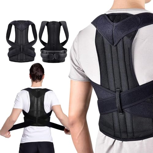 TTPSRY Ergonomischer Haltungskorrektur Rückenstütze Geradehalter Schulterhalter Rückenbandage Haltungstrainer Größe Xl von TTPSRY