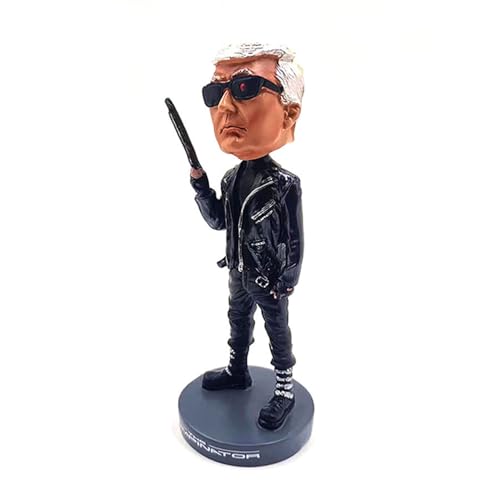 TTZGMTRC Donald Trump Ornament, interessante Tischplatte Arrangements Terminator Trump, Präsident Trump Fun Geschenke Desktop-Ornament für Wohnzimmer Schlafzimmer Büro,Schwarz TTZGMTRC Donald Trump Ornament, interessante Tischplatte Arrangements Terminator Trump, Präsident Trump Fun Geschenke Desktop-Ornament für Wohnzimmer Schlafzimmer Büro,Schwarz von TTZGMTRC