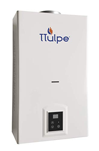 TTulpe Indoor B-10 P30 / 37/50 Öko-Propan-Durchlauferhitzer mit Batteriezündung ErP/NOx von TTulpe