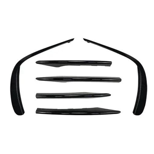 TTxxxA8 Frontstoßstange,vordere Lippe,vordere Schaufel-Set,für Mercedes Benz E-Class W213 E200 260 300 AMG 2021 2022 2023,Karosserie-Spoiler-Splitter-Set.,Carbon Look von TTxxxA8