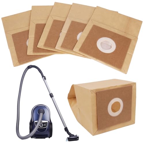 5 Pack Staubsaugerbeutel kompatibel mit Bush Modell VCB35B15C1J7W-70 VYTRONIX RBC02 BC-402 BC-501 Argos Value VC-401 VC-402, Starke Papier Staubsauger Staubbeutel, Staubsaugerzubehör von TUAKIMCE
