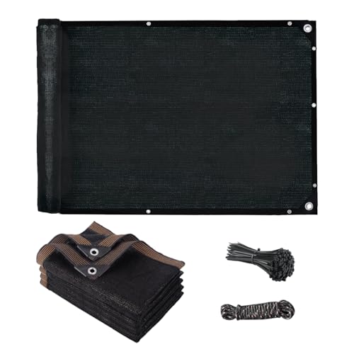 TUAKIMCE 2 x 10m Garten Schattierungsnetz Schattiernetz, Schattennetz mit Ösen 95% UV-Beständiges, für Garten Pflanze Gewächshaus Scheune Außen Hof Dach Kühlung von TUAKIMCE