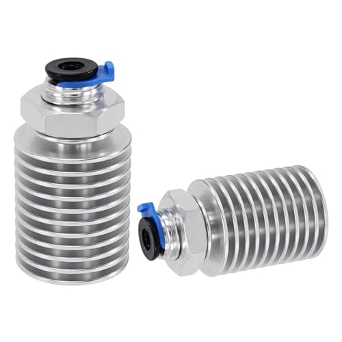 TUBBEK 2 Sätze V6 Gewindekühlkörper for v6 Hotend Remote oder Short Range Kühlkörper 1,75 mm for Speisen von 3D-Druckern for Titan Extruder TUBBEK 2 Sätze V6 Gewindekühlkörper for v6 Hotend Remote oder Short Range Kühlkörper 1,75 mm for Speisen von 3D-Druckern for Titan Extruder von TUBBEK