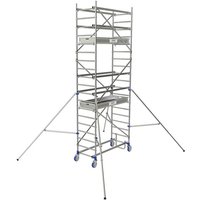Aluminium-Rollgerüst – Maximale Arbeitshöhe 5,85 m - 26404640 von TUBESCA COMABI
