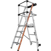 Podestleiter 5-stufig - Max. Arbeitshöhe 2.94m - 2274104 Podestleiter 5-stufig - Max. Arbeitshöhe 2.94m - 2274104 von TUBESCA COMABI