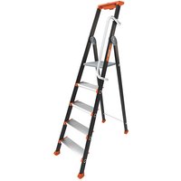 Profi Stehleiter 10 Stufen - Maximale Arbeitshöhe 4.28m - 2375820-MC von TUBESCA COMABI