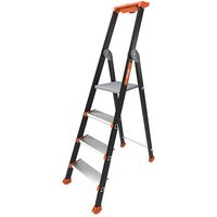 Profi Stehleiter 4 Stufen - Maximale Arbeitshöhe 2.89m - 2375814 von TUBESCA COMABI
