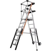 Teleskopische Podestleiter 5 bis 7Stufen - Max. Arbeitshöhe 3.60m - 2274211 Teleskopische Podestleiter 5 bis 7Stufen - Max. Arbeitshöhe 3.60m - 2274211 von TUBESCA COMABI