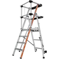 Tubesca Comabi - Podestleiter 5-stufig - Max. Arbeitshöhe 2.94m - 2274154 von TUBESCA COMABI