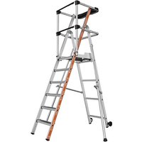 Tubesca Comabi - Podestleiter 7-stufig - Max. Arbeitshöhe 3.40m - 2274106 von TUBESCA COMABI