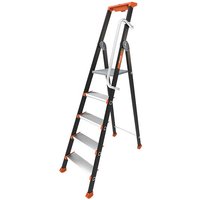 Tubesca Comabi - Profi Stehleiter 9 Stufen - Maximale Arbeitshöhe 4.05m - 2375819-MC von TUBESCA COMABI