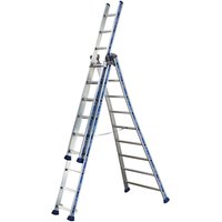 Echelle transformable 3 plans 3x7 marches - Hauteur de travail max 5,8m - 2443607 Echelle transformable 3 plans 3x7 marches - Hauteur de travail max 5,8m - 2443607 von TUBESCA COMABI