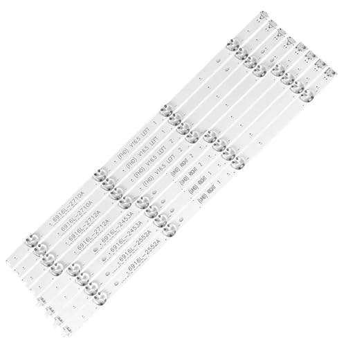 TUCANSBP 4 Paare/satz 3V 1W TV Led-hintergrundbeleuchtung Streifen Kompatibel for LG 49 zoll 49UH661V 49UH67IV 49H6500 49UH6507 49UH6509 49UH650 49UH676V 49UH6800 von TUCANSBP