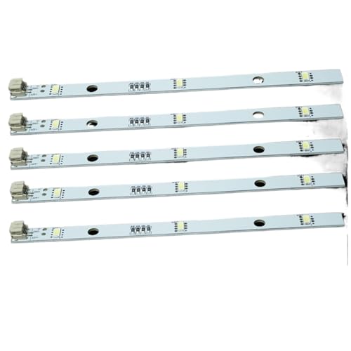 TUCANSBP 5/10/50/100 Stück Gefrierschrank Kühlschrank LED-Streifen kompatibel for BCD-518WT BCD-630WT E349766 MDDZ-162A 1629348 DC12V 2W HCDM415LC (Size : 5PCS) von TUCANSBP