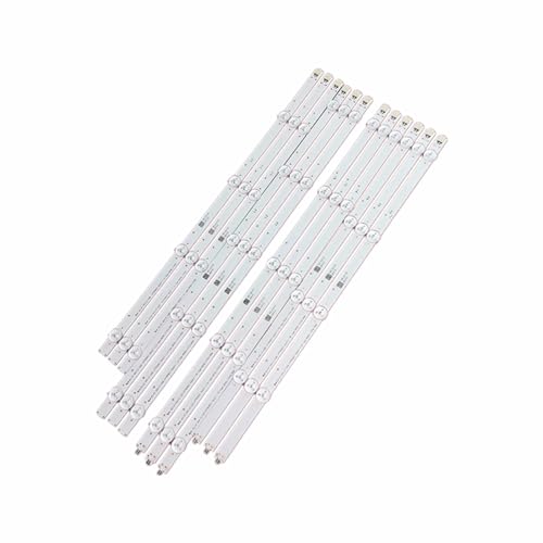 TUCANSBP LED-Leiste kompatibel for LG TV 47LA6208 47LA6218 47LA6200 47LN5400 47WL30MS 47LA613S 6916l-1527a 6916l-1528A 6916l-1547A 1529A 6916L-1359A(Color:12 Pieces 1TV) von TUCANSBP