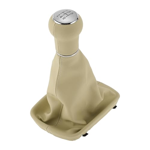TUCKBOLD 5-Gang-Schaltknauf mit Abdeckung für Audi A6 4B C5 Nr. 4B0863279A | Getriebestick Schaltknauf Beige Silberfarben Kunststoff Kunstleder 1 Stück TUCKBOLD 5-Gang-Schaltknauf mit Abdeckung für Audi A6 4B C5 Nr. 4B0863279A | Getriebestick Schaltknauf Beige Silberfarben Kunststoff Kunstleder 1 Stück von TUCKBOLD