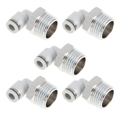 TUCKBOLD Push to Connect Luftanschlüsse 1/4" 90 Grad Luftleitung Schnellverbinder Kunststoff vernickeltes Kupfer 1/2"NPT 5 Stück Weiß Silber Ton TUCKBOLD Push to Connect Luftanschlüsse 1/4" 90 Grad Luftleitung Schnellverbinder Kunststoff vernickeltes Kupfer 1/2"NPT 5 Stück Weiß Silber Ton von TUCKBOLD
