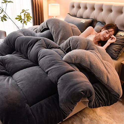 TUCVZVO Bettdecke 220X240 4 Jahreszeiten,Dicke Decke Winter,Steppdecke Winter Dicker Lamm-Kaschmir, Decke, Flauschige Kaschmir-Steppdecken,Winterdecke,A,220x240 5kg TUCVZVO Bettdecke 220X240 4 Jahreszeiten,Dicke Decke Winter,Steppdecke Winter Dicker Lamm-Kaschmir, Decke, Flauschige Kaschmir-Steppdecken,Winterdecke,A,220x240 5kg von TUCVZVO