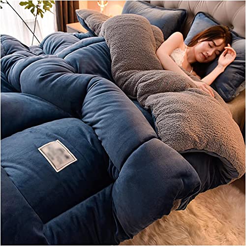 TUCVZVO Bettdecke 4 Jahreszeiten, Winter Allergiker, Kaschmir-Dicke, Winterwarm Steppdecke Extra Warm, D, 200x230cm (3kg) von TUCVZVO