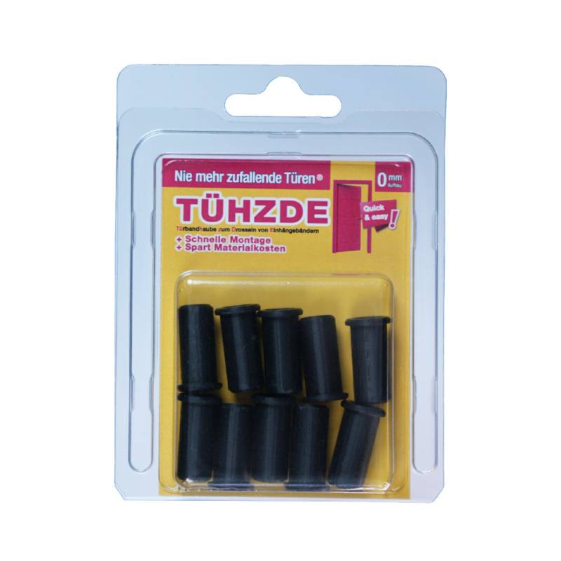 TÜHZDE Türbandhaube schwarz Aufbauhöhe 0 mm von TÜHZDE