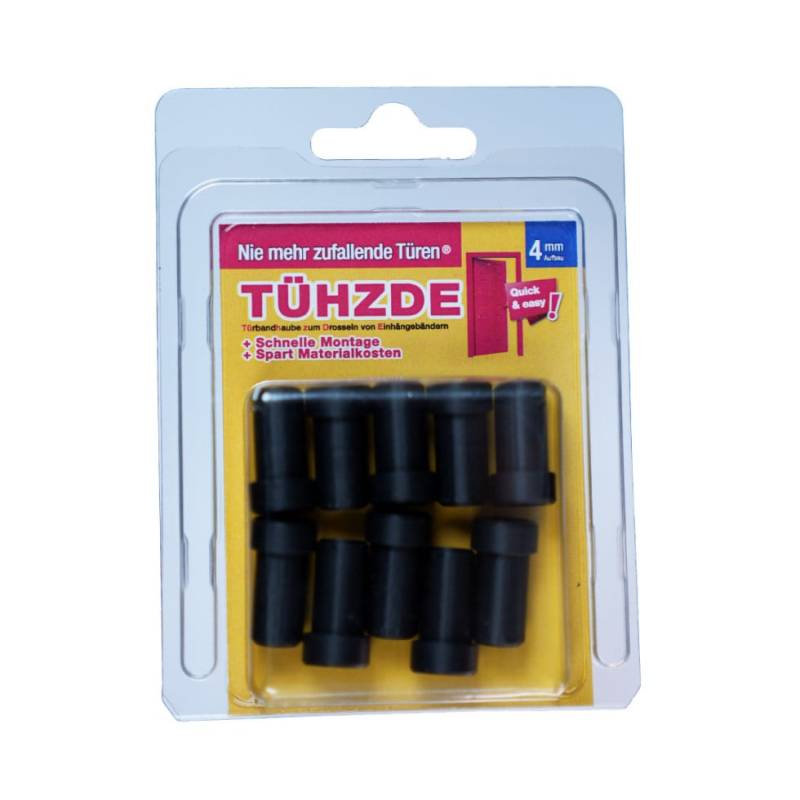 TÜHZDE Türbandhaube schwarz Aufbauhöhe 4 mm von TÜHZDE