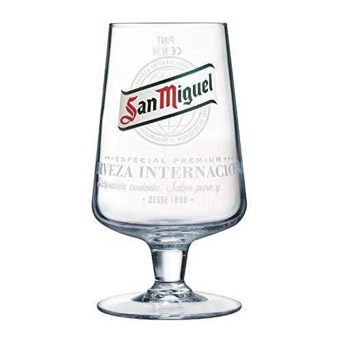 Tuff Luv San Miguel Half Pint Ursprüngliche Bierglas / Gläser / Barbedarf [25cl] von TUFF LUV