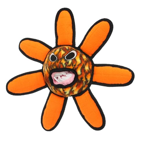 Tuffy T-A-Ball-Flwr-Fire Alien-Ball, mit Blume-Feuer-Motiv von TUFFY