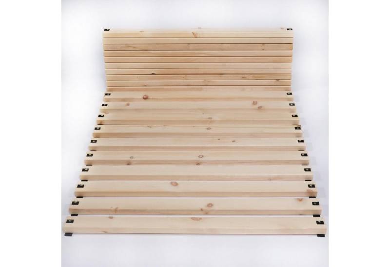 Rollrost Lattenrost Zirbenrollrost "Zirbe" Rolllattenrost 80 x 200 cm 300kg, TUGA-Holztech, Breite 80 90 100 120 140 cm Länge 190 200 210 220 cm auch Wunschmaße von TUGA-Holztech
