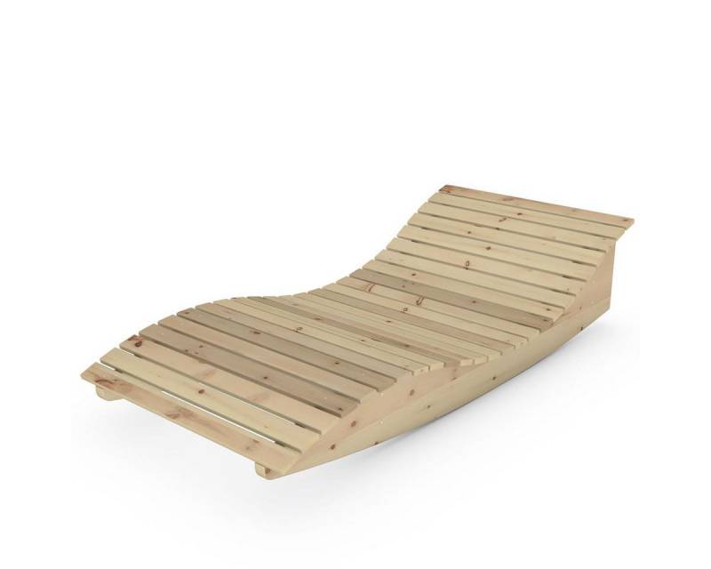 TUGA-Holztech Gartenliege Relaxliege "Pool-Moni" Holzart & Breite wählbar, Breite: 70cm 80cm 90cm 100cm 120cm 140cm Holzart: Fichte Lärche Zirbe von TUGA-Holztech