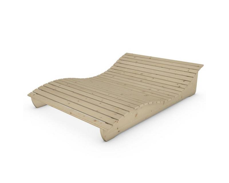 TUGA-Holztech Gartenliege Relaxliege "Relax-Gertl" Größe & Holzart wählbar, Breite: 70cm 80cm 90cm 100cm 120cm 140cm Holzart: Fichte Lärche Zirbe von TUGA-Holztech