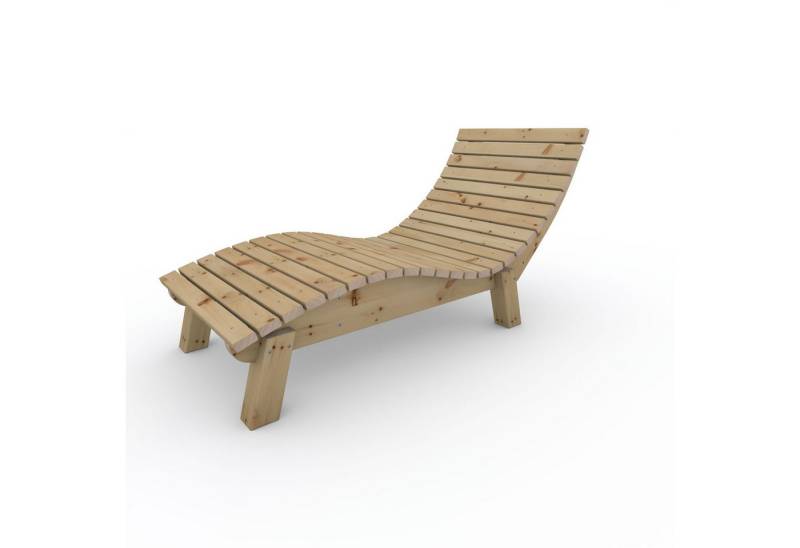 TUGA-Holztech Gartenliege Relaxliege "Liege-Franzi" wahl Holzart Breite Höhe, Breite:70 80 90 100 120 140 Höhe 40 50 60cm Holz: Fichte Lärche Zirbe von TUGA-Holztech