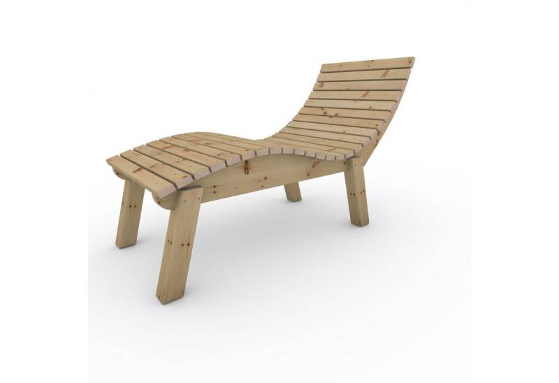 TUGA-Holztech Gartenliege Relaxliege "Liege-Franzi" wahl Holzart Breite Höhe, Breite:70 80 90 100 120 140 Höhe 40 50 60cm Holz: Fichte Lärche Zirbe von TUGA-Holztech