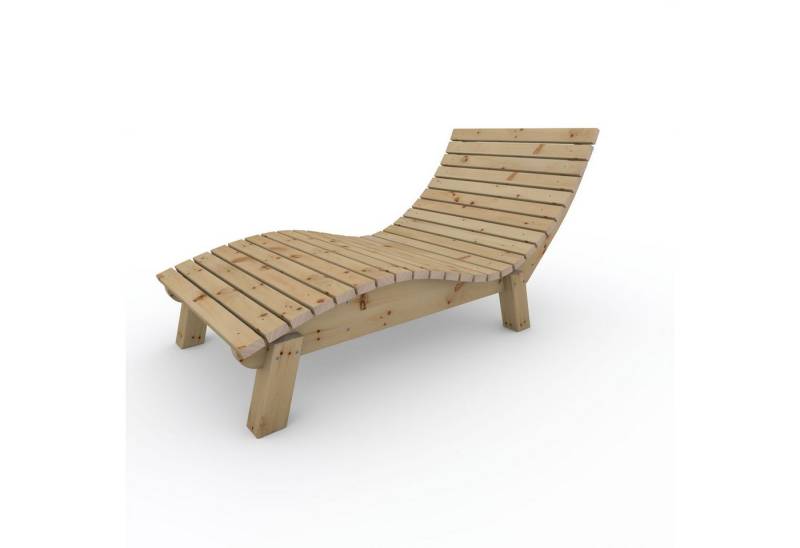 TUGA-Holztech Gartenliege Relaxliege "Liege-Franzi" wahl Holzart Breite Höhe, Breite:70 80 90 100 120 140 Höhe 40 50 60cm Holz: Fichte Lärche Zirbe von TUGA-Holztech