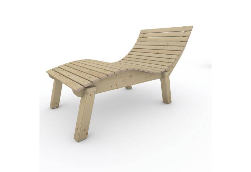 TUGA-Holztech Gartenliege Relaxliege "Liege-Franzi" wahl Holzart Breite Höhe, Breite:70 80 90 100 120 140 Höhe 40 50 60cm Holz: Fichte Lärche Zirbe von TUGA-Holztech