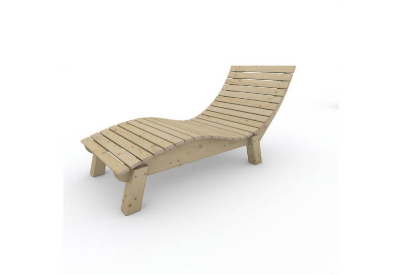 TUGA-Holztech Gartenliege Relaxliege "Liege-Franzi" wahl Holzart Breite Höhe, Breite:70 80 90 100 120 140 Höhe 40 50 60cm Holz: Fichte Lärche Zirbe von TUGA-Holztech