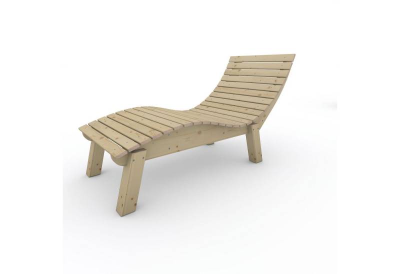 TUGA-Holztech Gartenliege Relaxliege "Liege-Franzi" wahl Holzart Breite Höhe, Breite:70 80 90 100 120 140 Höhe 40 50 60cm Holz: Fichte Lärche Zirbe von TUGA-Holztech