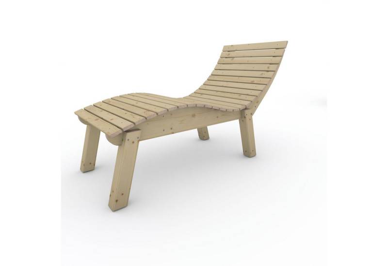 TUGA-Holztech Gartenliege Relaxliege "Liege-Franzi" wahl Holzart Breite Höhe, Breite:70 80 90 100 120 140 Höhe 40 50 60cm Holz: Fichte Lärche Zirbe von TUGA-Holztech
