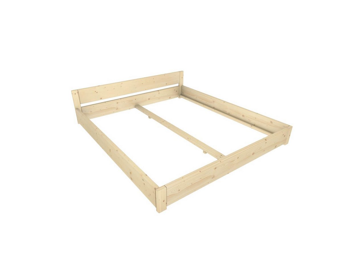 TUGA-Holztech Massivholzbett Familien-Nesterl Doppelbett 180 200 23 Fichte ohne Ablage, Breite 270, 360, Doppelbett/Einzelbett 180, 90, Länge 200, 220cm TUGA-Holztech Massivholzbett Familien-Nesterl Doppelbett 180 200 23 Fichte ohne Ablage, Breite 270, 360, Doppelbett/Einzelbett 180, 90, Länge 200, 220cm von TUGA-Holztech