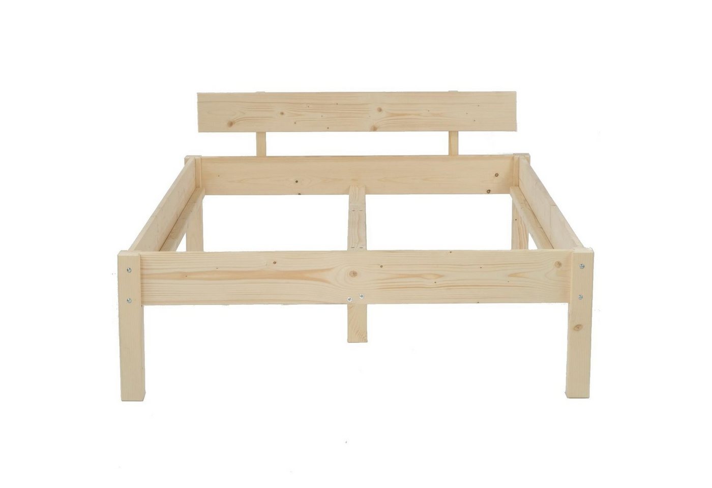 TUGA-Holztech Massivholzbett Fichtenbett Einzelbett Doppelbett Seniorenbett Jugendbett Gästebett, Breite 80 90 100 120 140 160 180 200 Länge 190 200 210 220 H=38/48/58 von TUGA-Holztech